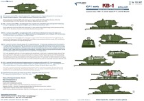 Colibri Decals 72187 KV-1 (early production)