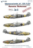 Colibri Decals 72191 Bf-109 F-2   JG 3 (Operation Barbarossa) -limited edition