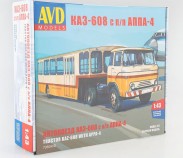 AVD 7050 Автопоезд КАЗ-608 с полуприцепом АППА-4