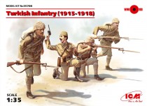 ICM 35700 Пехота Турции (1915-1918 г.), (4 фигуры)