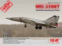 ICM 72172 МиГ-25 РБТ, советский самолет-разведчик