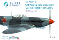 Quinta Studio QC48004-S Набор остекления Як-1Б (для модели Моделсвит), 1 шт