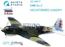 Quinta Studio QC48017 Набор остекления Су-2 (для модели Звезда)