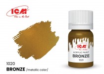 ICM C1020 Краска для творчества, 12 мл, цвет Бронза(Bronze)