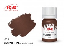ICM C1022 Краска для творчества, 12 мл, цвет Жженое олово(Burnt Tin)