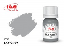 ICM C1033 Краска для творчества, 12 мл, цвет Небесно-серый(Sky Grey)