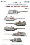 Colibri Decals 35102 Т-34/76 mod 1942, factory 183, StZ, ChTZ. Battles for Belasrus. Part II
