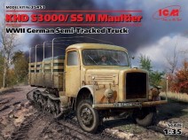 ICM 35453 KHD S3000/SS M Maultier, Германский полугусеничный грузовой автомобиль ІІ МВ