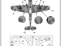 Colibri Decals M48013 Bf 109 F  (paint scheme Erla)