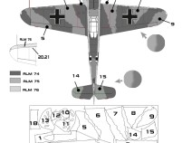 Colibri Decals M48021 Bf 109 F  (paint scheme AGO)