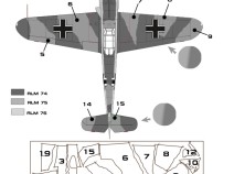 Colibri Decals M48022 Bf 109 F  (paint scheme Arado)