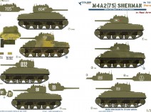 Colibri Decals 72138 M4A2 Sherman (75) - in Red Army III