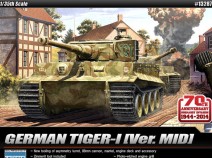 Academy 13287 Tiger I MID Version. Anniversary 70 Normandy invasion 1944.