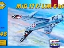 Smer 0825 самолёт MiG 17 F/ LiM 6 bis (1:48)