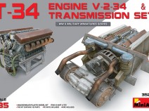 MiniArt 35205 Двигатель и трансмиссия Т-34
