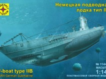 Моделист 114469 Немецкая подводная лодка тип IIB (1:144)