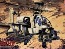 Academy 12262 вертолет AH-64A (1:48)