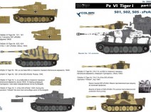 Colibri Decals 35011 Pz VI Tiger I - Part I 501,502,505, sPzAbt