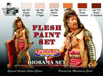 LifeColor CS13 Flesh Paint Set