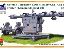 Bronco CB35103 German Telemeter KDO mod.40 w/Sd anh 52 Trailer1/35