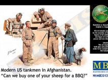 MasterBox MB35131 Современные американские танкисты в Афганистане
