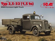 ICM 35401 Тур 2,5-3,2 (1,5 to), германский легкий грузовик Опель блитц