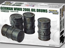 GREAT WALL Hobby L3513 German 200L Oil Drums 1/35