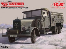 ICM 35405 Mercedes Тур LG3000, германский армейский грузовик 2МВ
