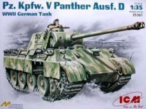 ICM 35361 Pz.Kpfw. V Panther Ausf.D, Германский танк ІІ Мировой войны, 1/35