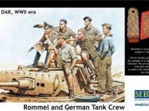 MasterBox MB3561 Rommel & DAK German Tank Crew, 1/35