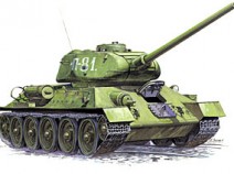 Звезда 3533 Советский средний танк Т34/85, 1/35