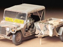 Tamiya 35130 U.S. M151A2 Ford Muttwith Cargo Trailer, 1/35