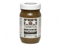 Tamiya 87121 Diorama Texture Paint 250ml  Soil Effect, Dark Earth