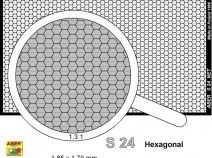 Aber S24 Net with hexagonal mesh 1,85 x 1,7 mm