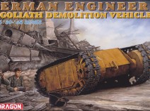 Dragon 6103 GERMAN ENGINEERS w/GOLIATH DEMOLITION VEHICLES 1/35
