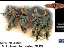 MasterBox MB3522 Eastern front series, kit №1. German infantry in action, 1941-42 1/35