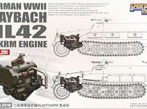 Great Wall Hobby L3518 Maybach HL 42 TUKRM Engine 1/35 (SdKfz 251 всех вариантов), 1/35