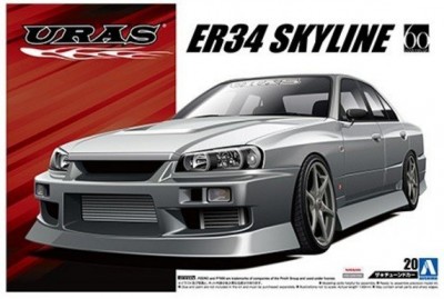 Aoshima 06134 Nissan Skyline 25GT-T ER34 Uras