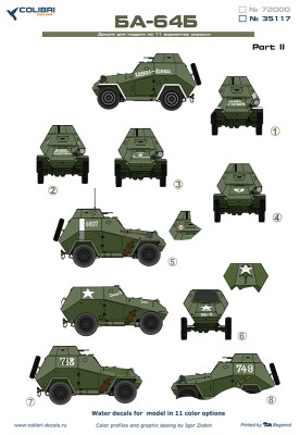 Colibri Decals 35117 Ба-64 Б Part II