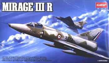 Academy 12248 Самолет Mirage IIIR