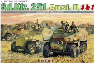 DRAGON 6233 Sd.Kfz. 251 Ausf. D 1/35