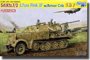 Dragon 6542 1/35 Sd.Kfz.7/2 3.7cm Flak 37 w/Armor Cab