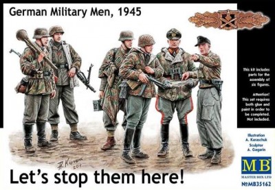 MasterBox MB35162 Let`s stop them here! Немецкие военные, 1945