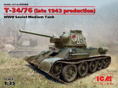 ICM 35366 Советский танк Т-3476 (производства конца 1943г)