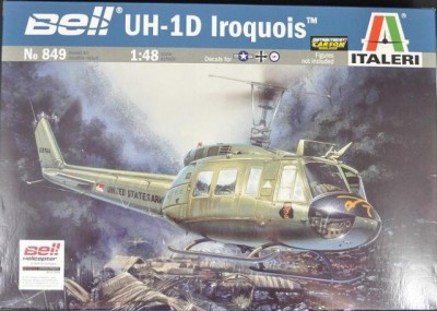 Italeri 0849 вертолет UH-1D "SLICK" (1:48)