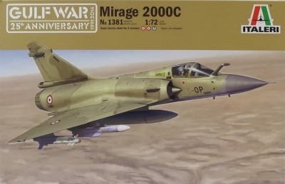 Italeri 1381 самолёт Mirage 2000C (1:72)