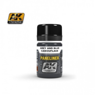 AK-Interactive AK-2072 PANELINER FOR GREY AND BLUE CAMOUFLAGE