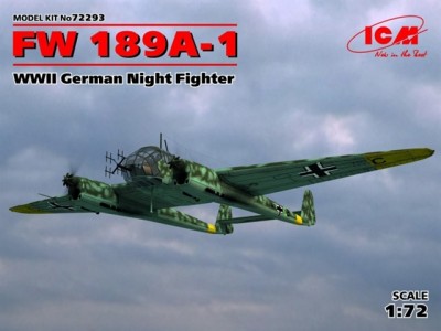 ICM 72293 FW-189A-1 Германский ночной истребитель