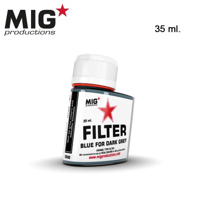 MIG P240 BLUE FILTER FOR PANZER GREY