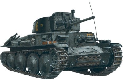 Моделист 303538 Немецкий танк 38(t) "Прага